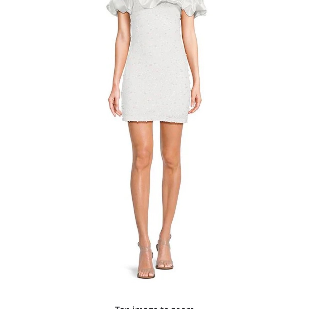 Elegant White Off-Shoulder Dress